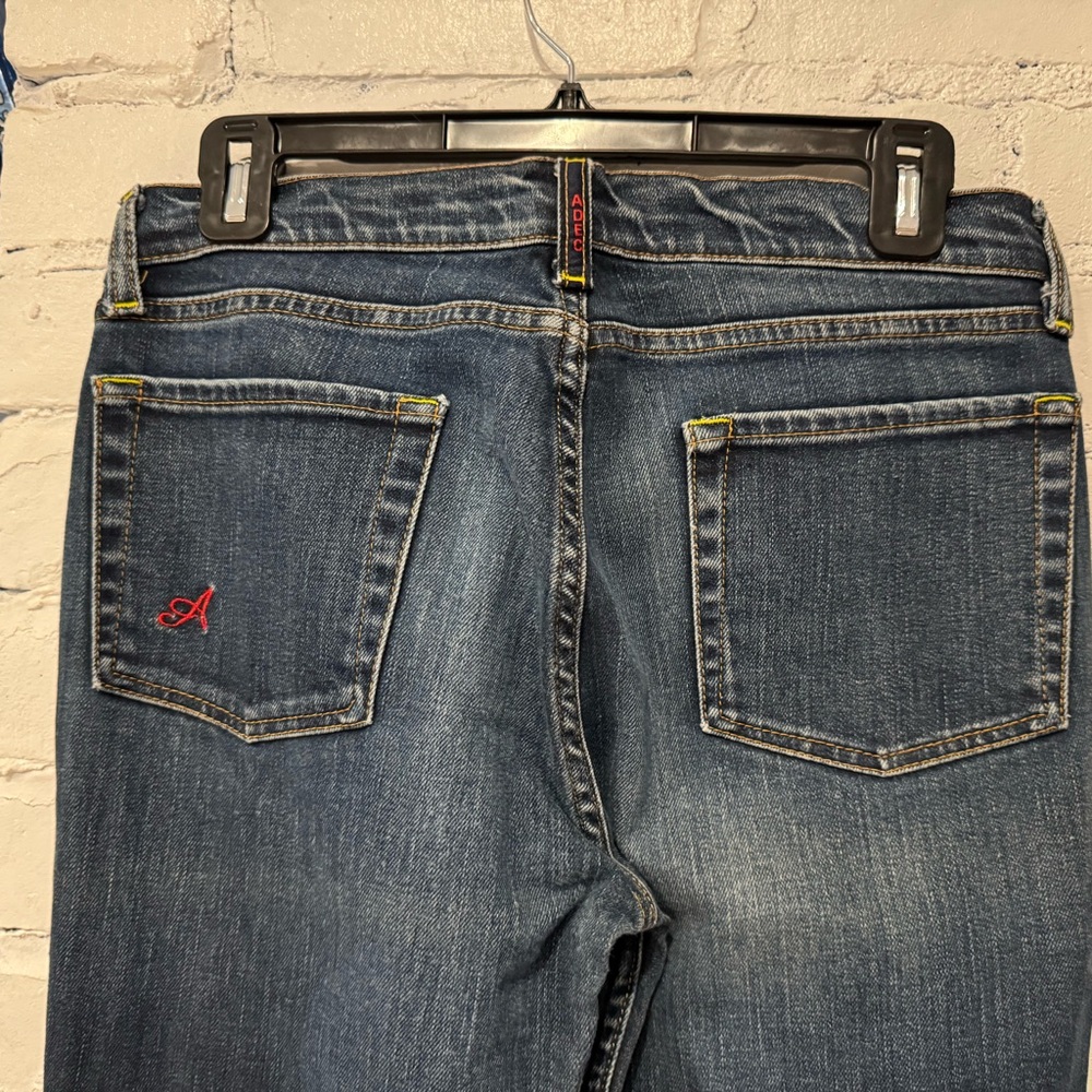 Philippe Adec 100% Cotton Y2K Vintage Jeans 28 Relaxed Bootcut High Waist Jodi - Picture 5 of 7